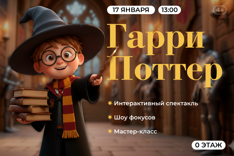 Гарри Поттер в ТРЦ «Щёлковский»