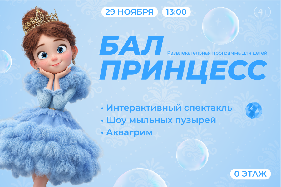 Бал Принцесс в ТРЦ «Щёлковский»