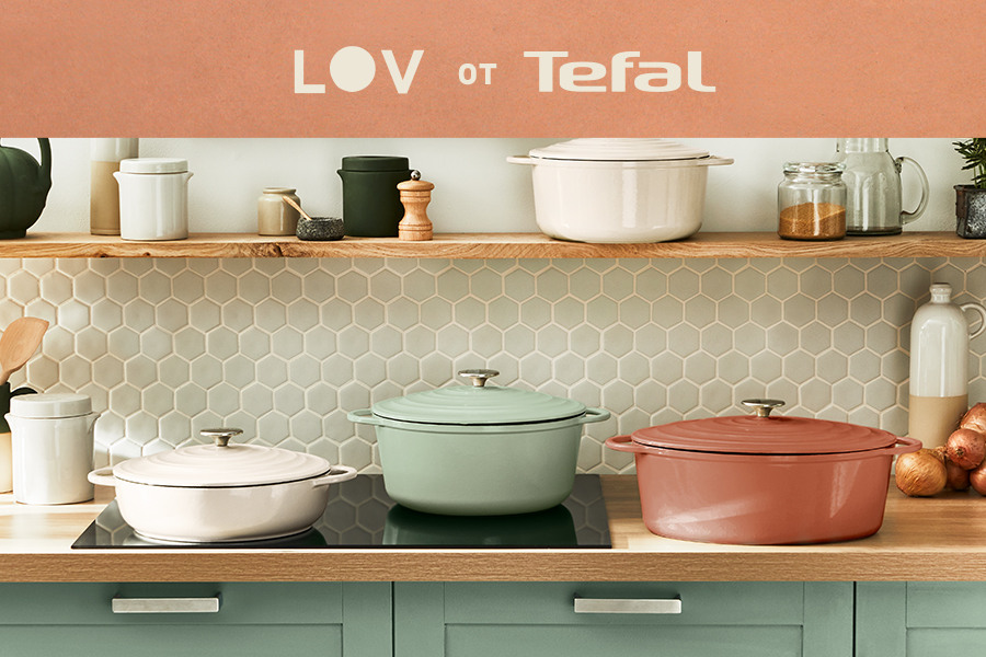 В Tefal появилась интересная новинка - серия новой чугунной посуды LOV