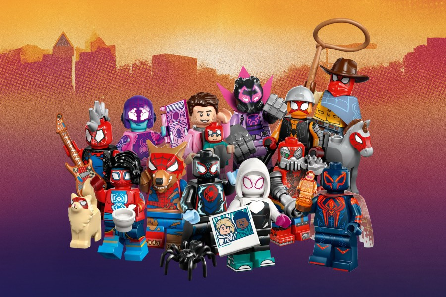 Мини фигурки LEGO Человек-паук в «Мире Кубиков»